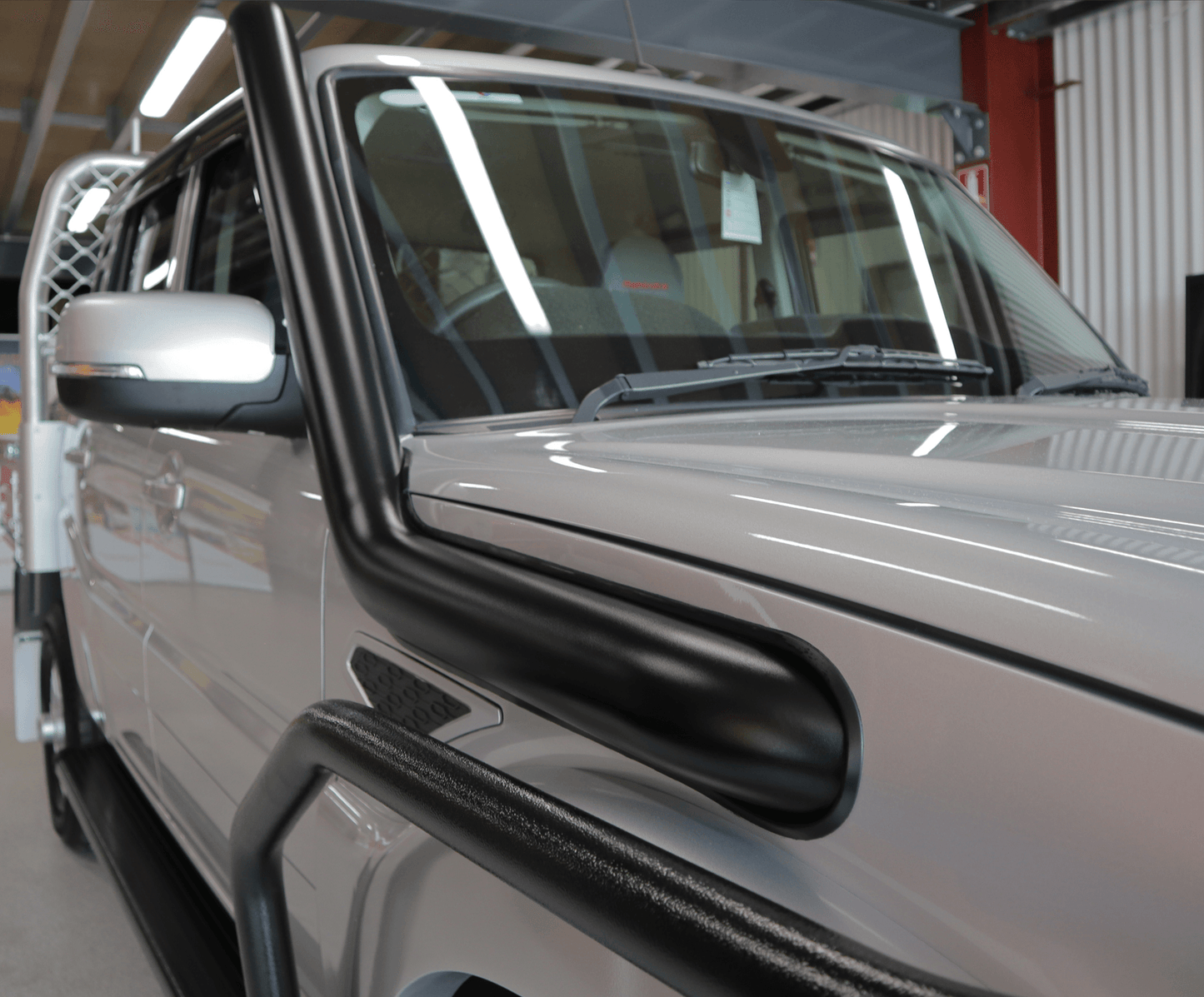 Ryebuck Engineering Stainless Steel 4WD Snorkel for Mahindra Pikup 2018+ Black Powdercoat RBEMPSN1 - Ryebuck Engineering